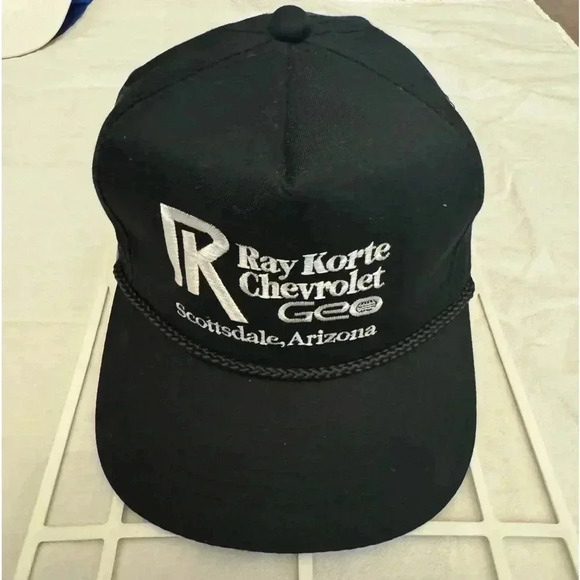 Vintage Trucker Hat Chevy Geo Snapback Scottsdale Arizona NOS Grandpa Dad Hat - Picture 9 of 11